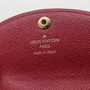 LOUIS VUITTON Monogram Porte Monnaie Rosary Purse Fuchsia M41939 LV Auth 157493-18