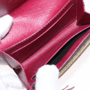 LOUIS VUITTON Monogram Porte Monnaie Rosary Purse Fuchsia M41939 LV Auth 157493-10