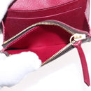 LOUIS VUITTON Monogram Porte Monnaie Rosary Purse Fuchsia M41939 LV Auth 157493-11