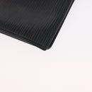 LOUIS VUITTON Epi Z Agenda PM Day Planner Cover Black R20092 LV Auth 157498-15
