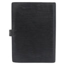 LOUIS VUITTON Epi Z Agenda PM Day Planner Cover Black R20092 LV Auth 157498-2