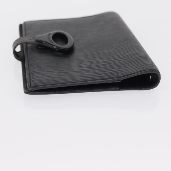 LOUIS VUITTON Epi Z Agenda PM Day Planner Cover Black R20092 LV Auth 157498