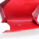 LOUIS VUITTON Porte Monnaie Billets Cartes Credit Brieftasche Rot M63487 Auth 157501A-8