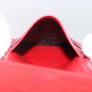 LOUIS VUITTON Porte Monnaie Billets Cartes Credit Brieftasche Rot M63487 Auth 157501A-11