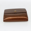LOUIS VUITTON Vernis Portefeuille Elise Wallet Bronze M91170 Auth 157502-6