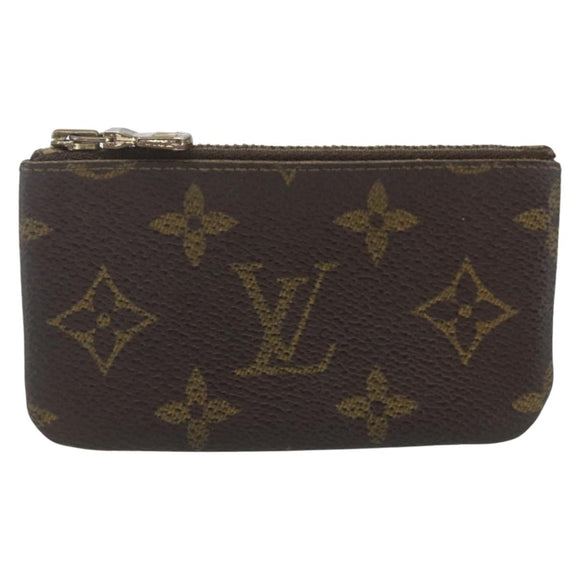 LOUIS VUITTON Monogram Pochette Cles Coin Purse M60033 LV Auth 157503