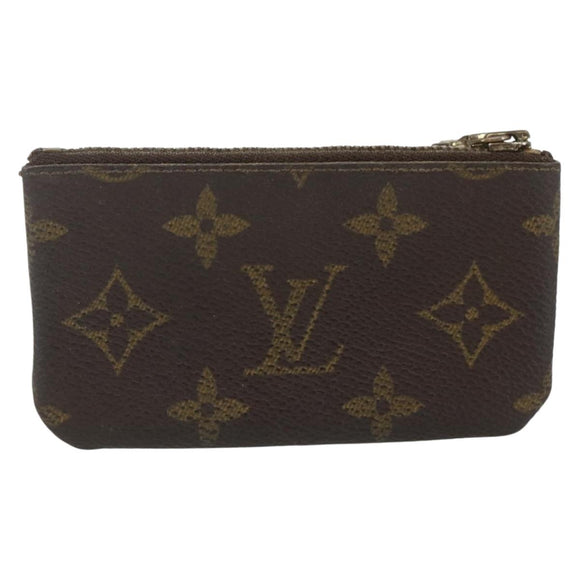 LOUIS VUITTON Monogram Pochette Cles Coin Purse M60033 LV Auth 157503