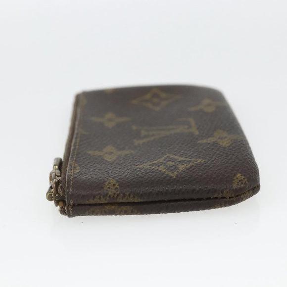 LOUIS VUITTON Monogram Pochette Cles Coin Purse M60033 LV Auth 157503