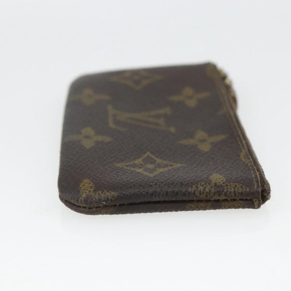 LOUIS VUITTON Monogram Pochette Cles Coin Purse M60033 LV Auth 157503