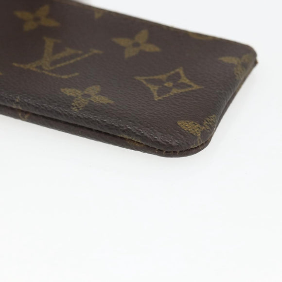 LOUIS VUITTON Monogram Pochette Cles Coin Purse M60033 LV Auth 157503