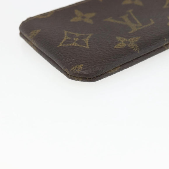 LOUIS VUITTON Monogram Pochette Cles Coin Purse M60033 LV Auth 157503