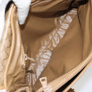 CELINE Macadam Canvas Hand Bag PVC Beige Gold Auth 157509-18