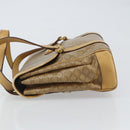 CELINE Macadam Canvas Hand Bag PVC Beige Gold Auth 157509-5