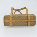 CELINE Macadam Canvas Hand Bag PVC Beige Gold Auth 157509-9