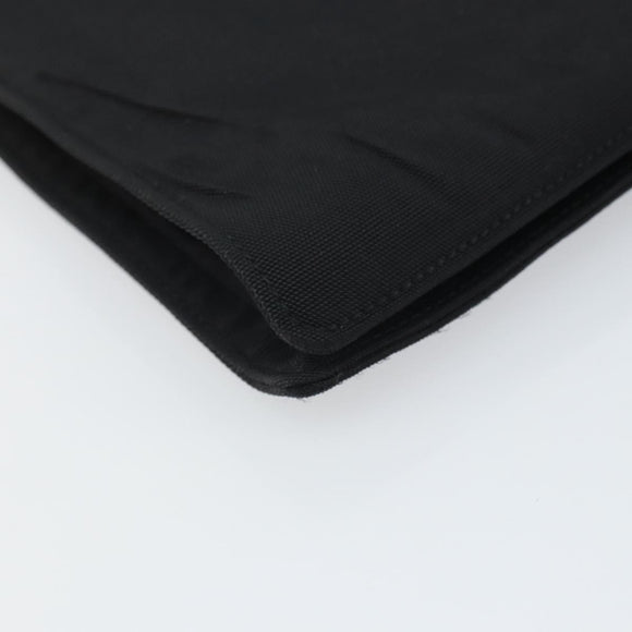 GUCCI Semi Shoulder Bag Nylon Black Silver Auth 157510