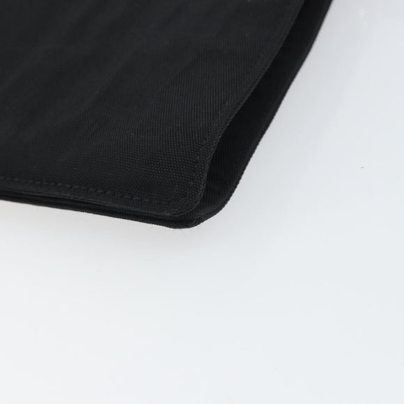 GUCCI Semi Shoulder Bag Nylon Black Silver Auth 157510