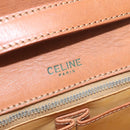 CELINE Macadam Canvas Shoulder Bag PVC Beige Gold Auth 157511-16
