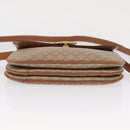 CELINE Macadam Canvas Shoulder Bag PVC Beige Gold Auth 157511-9