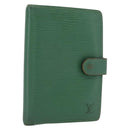 LOUIS VUITTON Epi Agenda PM Day Planner Cover Green R20054 LV Auth 157512-1