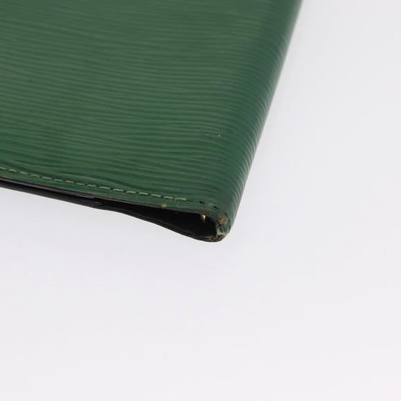 LOUIS VUITTON Epi Agenda PM Day Planner Cover Green R20054 LV Auth 157512