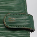 LOUIS VUITTON Epi Agenda PM Day Planner Cover Green R20054 LV Auth 157512-8