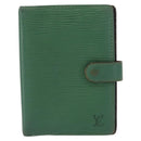 LOUIS VUITTON Epi Agenda PM Day Planner Cover Green R20054 LV Auth 157512-13