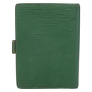 LOUIS VUITTON Epi Agenda PM Day Planner Cover Green R20054 LV Auth 157512-2