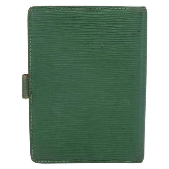 LOUIS VUITTON Epi Agenda PM Day Planner Cover Green R20054 LV Auth 157512