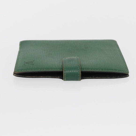 LOUIS VUITTON Epi Agenda PM Day Planner Cover Green R20054 LV Auth 157512