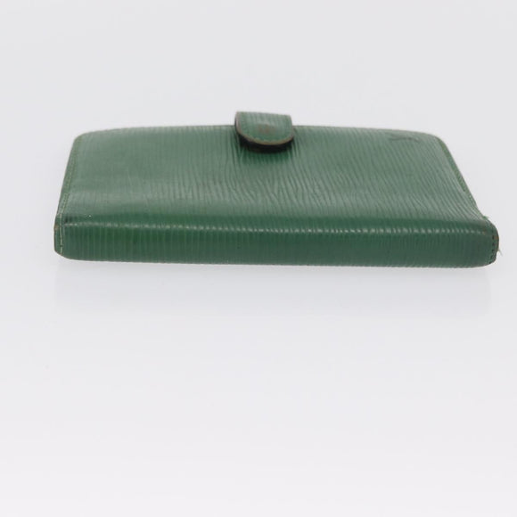 LOUIS VUITTON Epi Agenda PM Day Planner Cover Green R20054 LV Auth 157512
