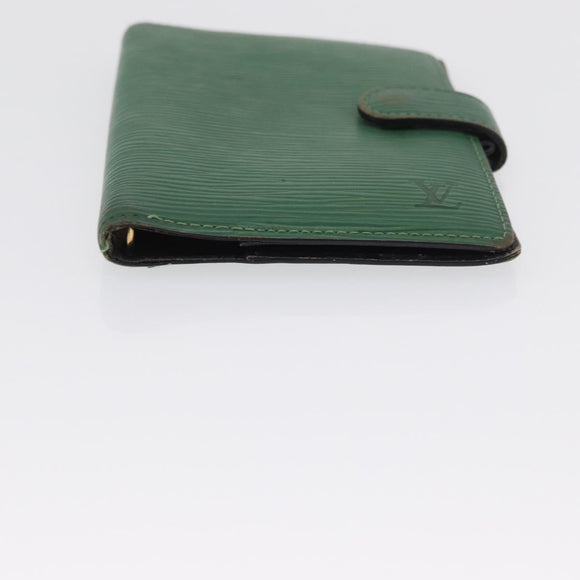 LOUIS VUITTON Epi Agenda PM Day Planner Cover Green R20054 LV Auth 157512