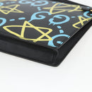 GUCCI GG Ghost Clutch Bag Leather Black 433665 Auth 157516V-15