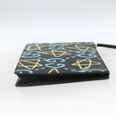 GUCCI GG Ghost Clutch Bag Leather Black 433665 Auth 157516V-4