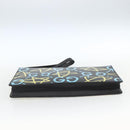 GUCCI GG Ghost Clutch Bag Leather Black 433665 Auth 157516V-5