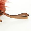 GUCCI Interlocking G Lion Clutch Bag Leather Brown Silver 704806 Auth 157517SAV-12