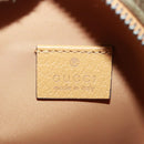 GUCCI Interlocking G Lion Clutch Bag Leather Brown Silver 704806 Auth 157517SAV-17