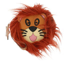 GUCCI Interlocking G Lion Clutch Bag Leather Brown Silver 704806 Auth 157517SAV-2