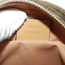 GUCCI Interlocking G Lion Clutch Bag Leather Brown Silver 704806 Auth 157517SAV-21