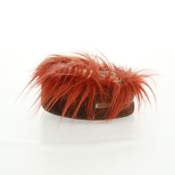 GUCCI Interlocking G Lion Clutch Bag Leather Brown Silver 704806 Auth 157517SAV