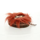 GUCCI Interlocking G Lion Clutch Bag Leather Brown Silver 704806 Auth 157517SAV-6