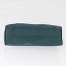 PRADA Accessoire Beutel Nylon Grün Gold Authentisch 157520-5