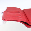 LOUIS VUITTON Epi Porte TresorEtui Papie Wallet Red M63717 LV Auth 157522-17