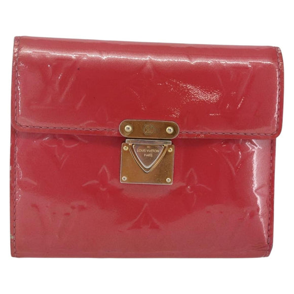 LOUIS VUITTON Vernis Portefeuille Koala Wallet Fusha Pink M91979 LV Auth 157523