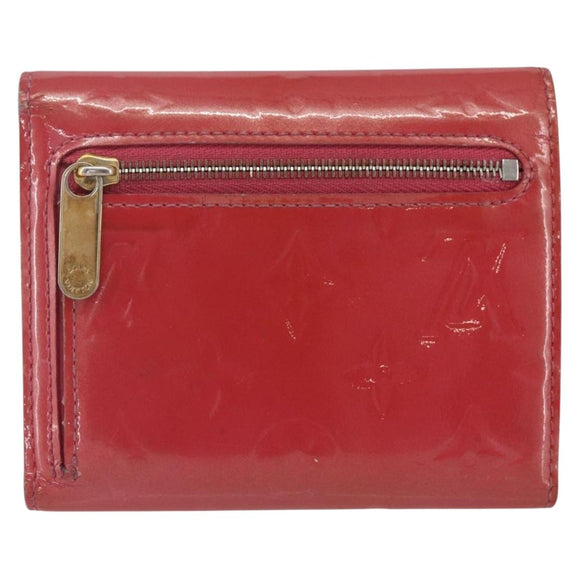 LOUIS VUITTON Vernis Portefeuille Koala Wallet Fusha Pink M91979 LV Auth 157523