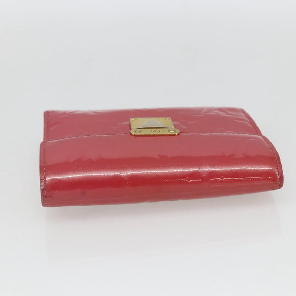 LOUIS VUITTON Vernis Portefeuille Koala Wallet Fusha Pink M91979 LV Auth 157523