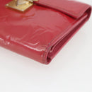 LOUIS VUITTON Vernis Portefeuille Koala Wallet Fusha Pink M91979 LV Auth 157523-7