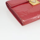 LOUIS VUITTON Vernis Portefeuille Koala Wallet Fusha Pink M91979 LV Auth 157523-14