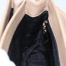 Salvatore Ferragamo Shoulder Bag Leather Beige Gold Auth 157525V-20