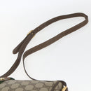 GUCCI GG Supreme Web Sherry Line Bag PVC Beige Gold 89 02 054 Auth 157528-8