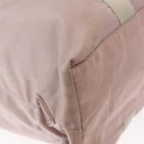 PRADA Tote Bag Nylon Pink Silver Auth 157534-16